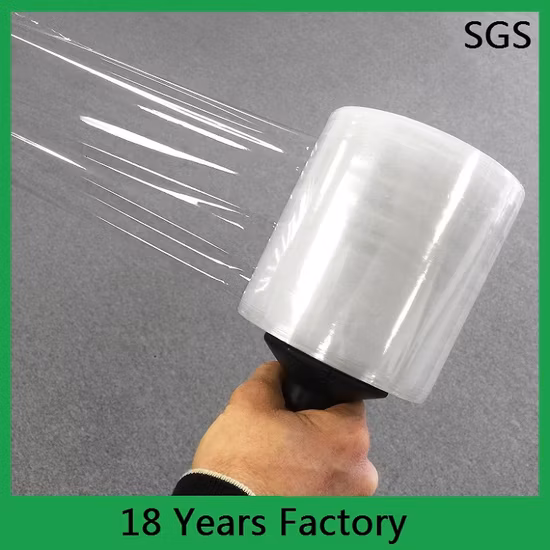 PE Plastic Jumbo Roll Machine and Hand Use Stretch Film Mini Small Roll LLDPE Stretch Pallet Wrap Film for Shrink Wrapping